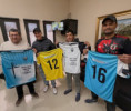 El Intendente Norberto Villordo hizo entrega de un nuevo juego de camisetas deportivas para el equipo Fátima